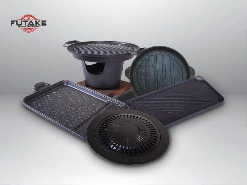 Grill pan dan panggangan Futake untuk BBQ tahun baru
