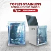 toples kerupuk stainless bentuk kotak