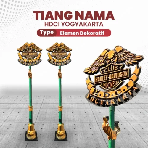 tiang nama untuk komunitas HDCI Yogyakarta