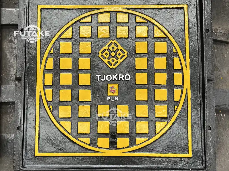 manhole cover custom untuk hotel tjokro 