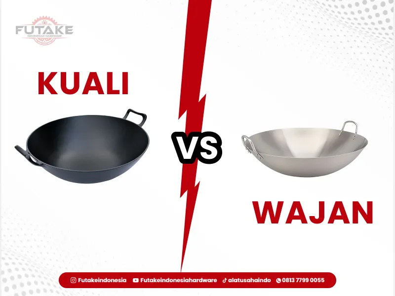 perbedaan wajan dan kuali