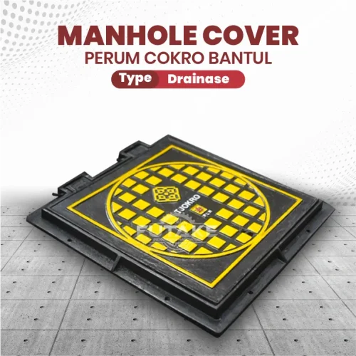 Manhole Cover Perum Cokro Bantul ukuran 70 x 70 cm