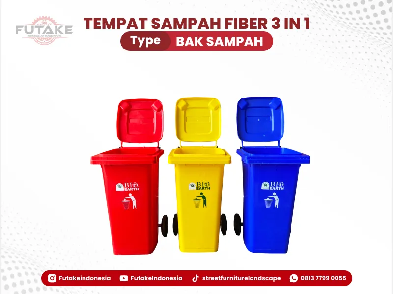Tempat Sampah Fiber dari Futake