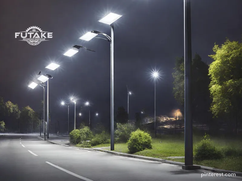 Tiang Lampu Jalan untuk Jalan Raya Kota