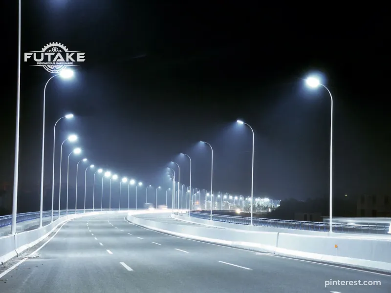 Tiang Lampu Jalan untuk Jalan Tol