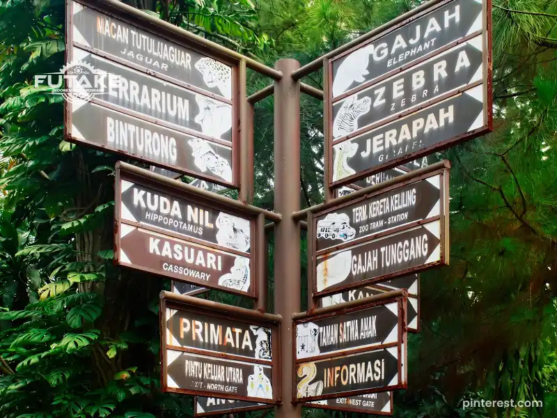 Tiang Penunjuk Arah dari Besi