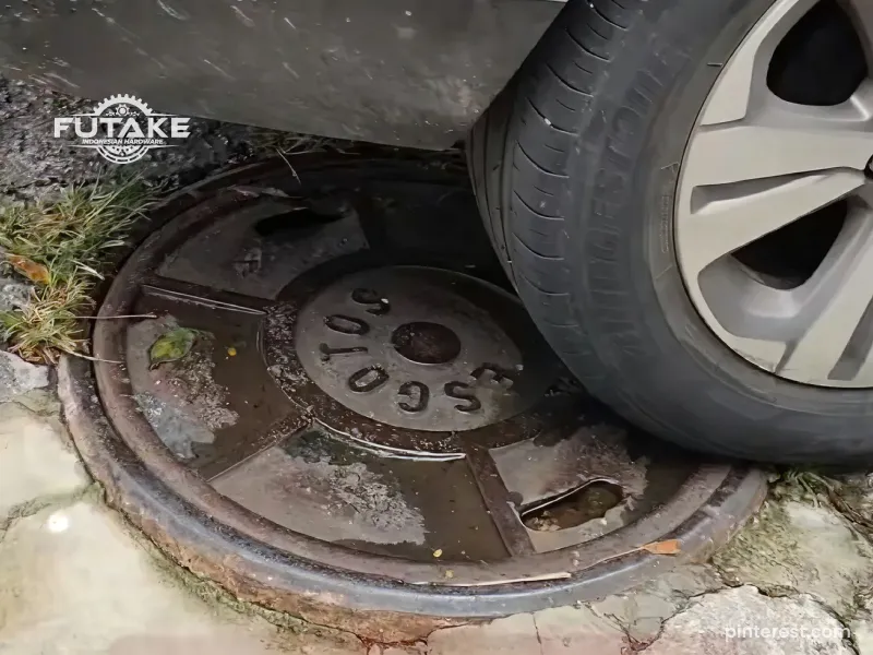 beban lalu lintas di atas manhole cover