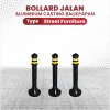 bollard jalan aluminium balikpapan 80 cm