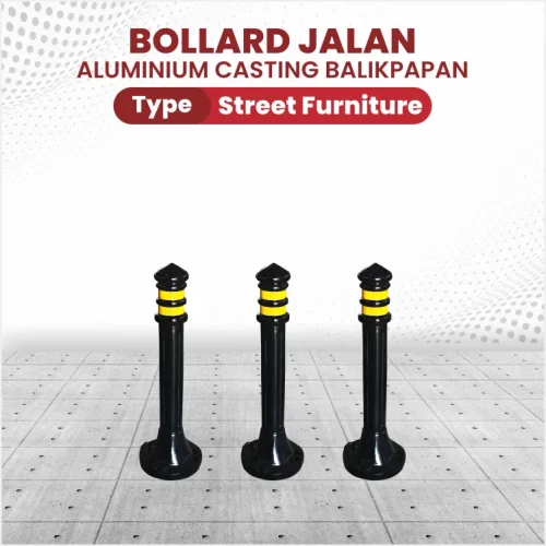 bollard jalan aluminium balikpapan 80 cm