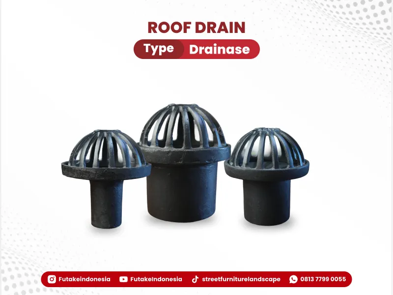 pilihan roof drain besi cor di futake