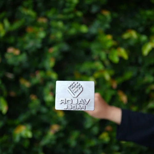 stempel logo valor padel palembang