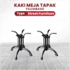 Kaki Meja Palembang Tapak 4 60 cm