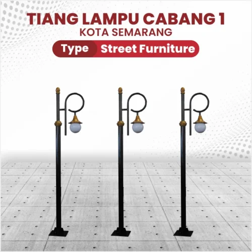 Tiang Lampu Semarang Cabang 1 Tinggi 2,5 Meter