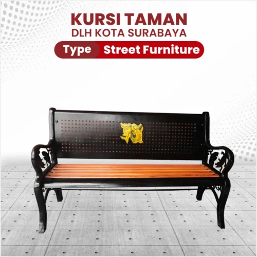 kursi taman custom DLH Surabaya