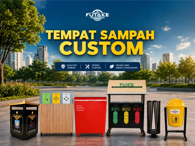 macam-macam bak sampah yang dapat custom