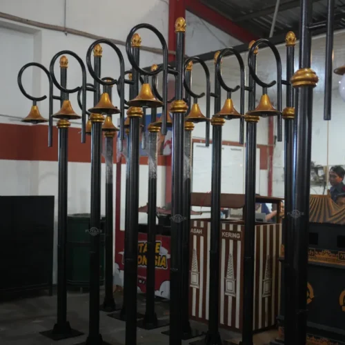 tiang lampu semarang dengan cabang 1 tinggi 2,5 meter