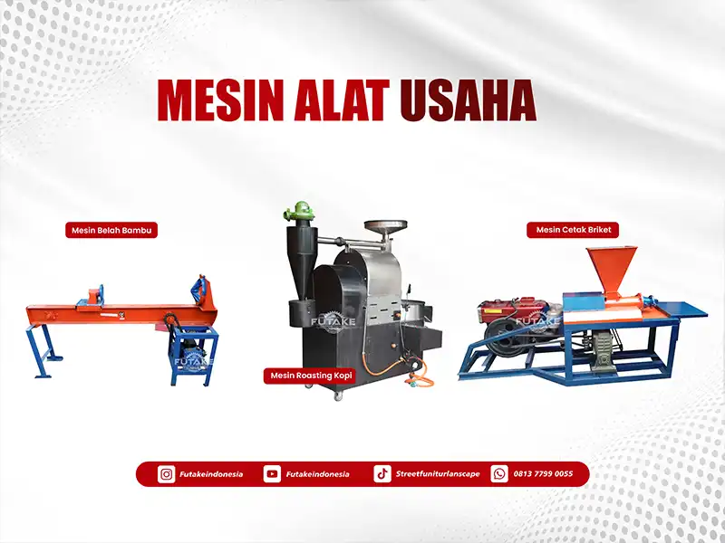 mesin alat usaha Futake Indonesia yang bisa bantu bisnis ekspor bekermbang