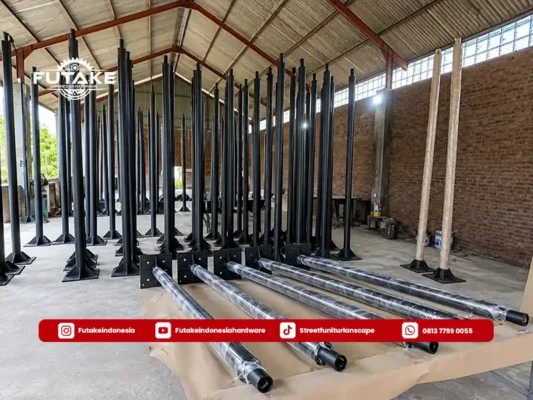 Standar tinggi tiang lampu jalan pada berbagai jenis jalan untuk kebutuhan penerangan yang optimal