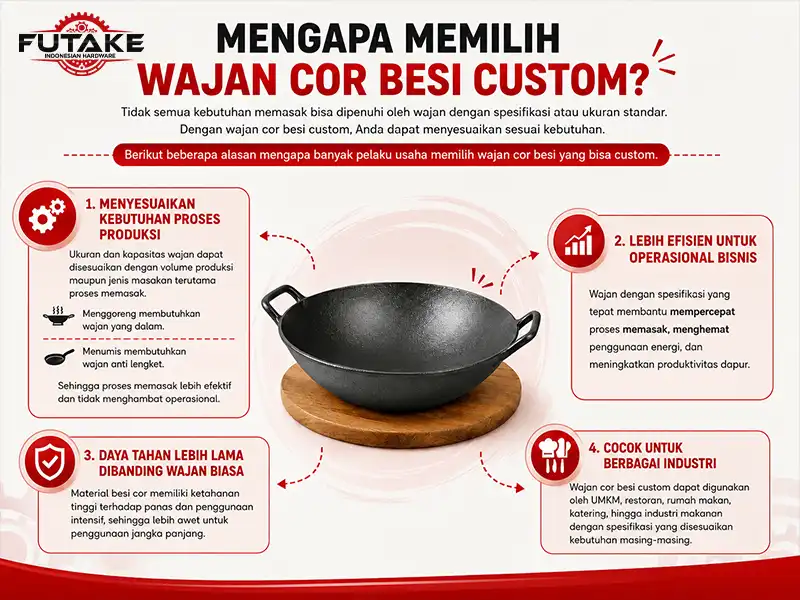 alasan kenapa harus memiih wajan besi cor custom, banyak keunggulan custom wajan besi coralasan kenapa harus memiih wajan besi cor custom, banyak keunggulan custom wajan besi cor