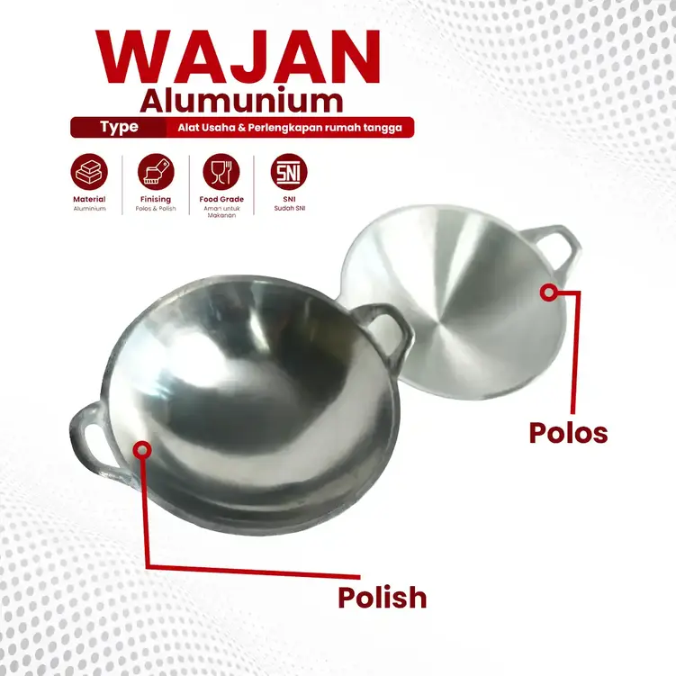 finishing wajan aluminium anti lengket uk 23-55 cm