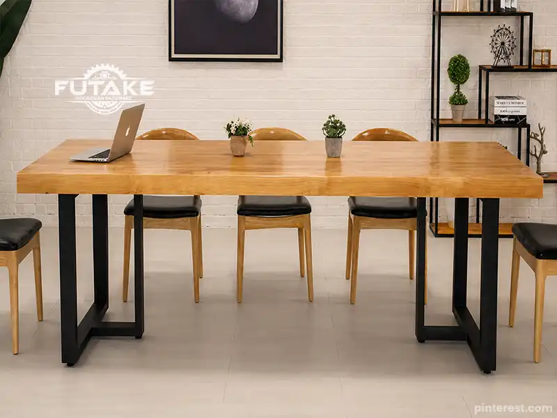 kaki meja dengan model T frame yang mempunyai bentu huruf T cocok untuk ruang kerja atau ruang meeting
