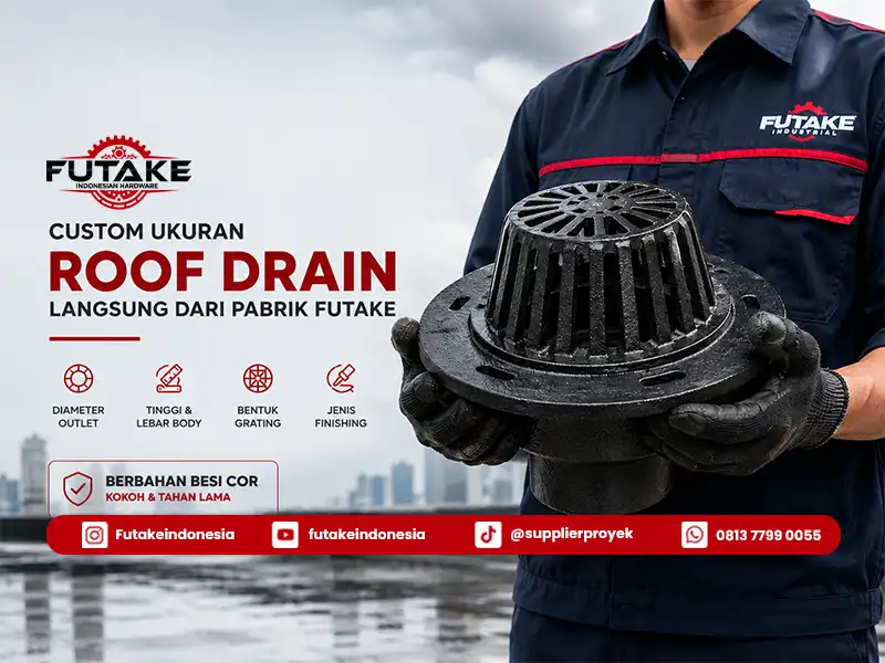 konsutasikan custom roof drain kepada layanan custom futake