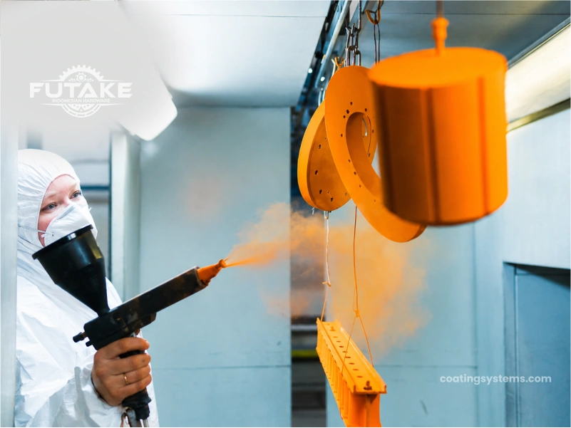 proses pelapisan anti karat dengan powder coating